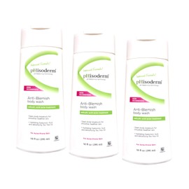 pHisoderm Anti-Blemish Body Wash 10 oz (Pack of 3)