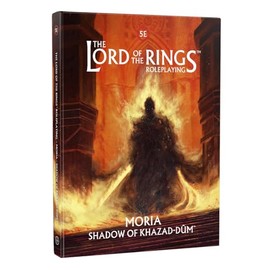 Free League Publishing Moria – Shadow of Khazad-dûm™ Expansion for The Lord of The Rings™ Role Playing 5E, Adults, Family, Teens 14+ LOTR Hardcover Tabletop Fantasy Compendium