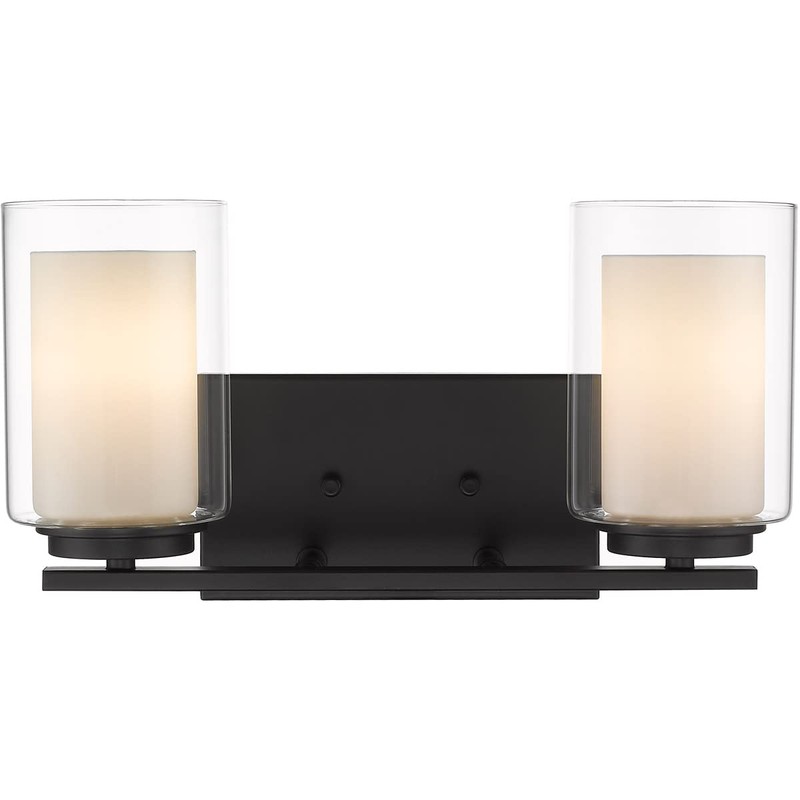 Z-Lite 2 Light Vanity 426-2V-MB, Black