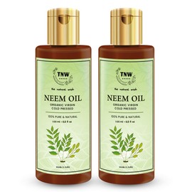 TNW-THE NATURAL WASH Pure Cold Pressed Neem Oil for Skin and Hair Pack of 2 Each - 100 ml
