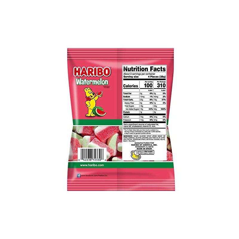 Haribo Watermelon, 3.1 Oz
