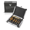 STAHLWERK HSS Step Drill/Taper Drill Bit Set 6 Pieces with