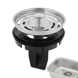 Garbage Disposal Splash Guard | Stainless Steel Garbage Disposal Stopper - Efficient Shredder Grinder, Kitchen Drain Strainer, Food Waste Disposer Filter for Kitchen