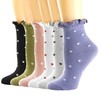 Women's Socks,Ruffle Ankle Socks Comfort Cool Thin Cotton Kawaii Mary