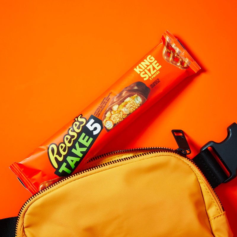 REESE'S TAKE 5 Pretzel, Peanut and Chocolate King Size, Candy
