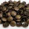 Amanaote Metal 1” Diameter Antique Brass Hardware Upholstery Clavos Decorative