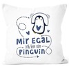 SpecialMe® Cushion Cover with Saying "Mir egal ich Bin Ein