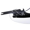 XFMT Clear Detachable Quick Release Windshield Windscreen W/Black Bracket For