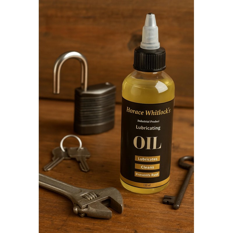 Horace Whitlock's Industrial Lubricating Oil, 120ml, Multi-Purpose Cleaner and Rust
