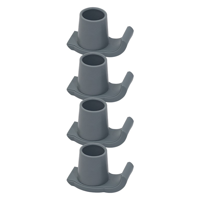 4 Pcs Walker Glide Skis Rubber Universal Walker Ski Glides