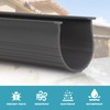 3" Garage Door Bottom Seal Weatherstrip in Grey - 1/4"