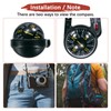 TIXIPEM Keychain Compass [2PCS] - Small Pocket Magnetic Ball Compass