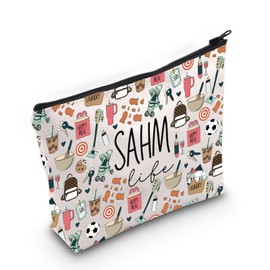 Motherhood Gift SAHM Life Cosmetic Bag Stay at Home Mom Gift (SAHM Life CA Bag)