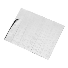 Baluue 6pcs Nail Stamping Plates Creative Floral Pattern Templates for Nail Art for Beginners and Professionals Easy to Use