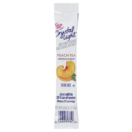 Crystal Light On-The-Go Drink Mix, Peach Tea (Pack of 90)
