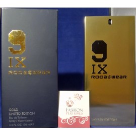 ROCAWEAR IX GOLD LIMITED EDITION 3.4 oz  EDT MEN HTF   **GENUINE & NEVER USED**