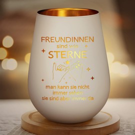 Best Friend Gifts, Tea Light Holder Gifts for Girlfriend, Birthday Gift, Tea Light Holder with Engraving - Best Friend Girlfriends Christmas