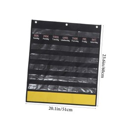 Operitacx 1 Satz Diagramm Wecker für Jungs kalender lernen lernkalender für Vorschulkalender für das Klassenzimmer Wochenkalender zum Aufhängen an der Wand Segeltuch