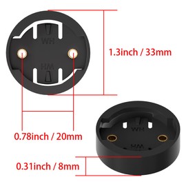 KiberAxle Mounts Replacement for Wahoo Bicycles GPS Adapter Insert Compatible with Wahoo OEM Mounts (Upgraded Improved Version)