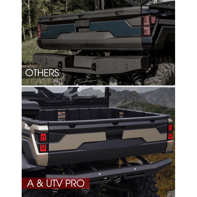 A & UTV PRO LED Tail Lights for Polaris Ranger
