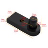 Create idea 2Pcs Shower Door Hinge Replacement Single Pin Pivot