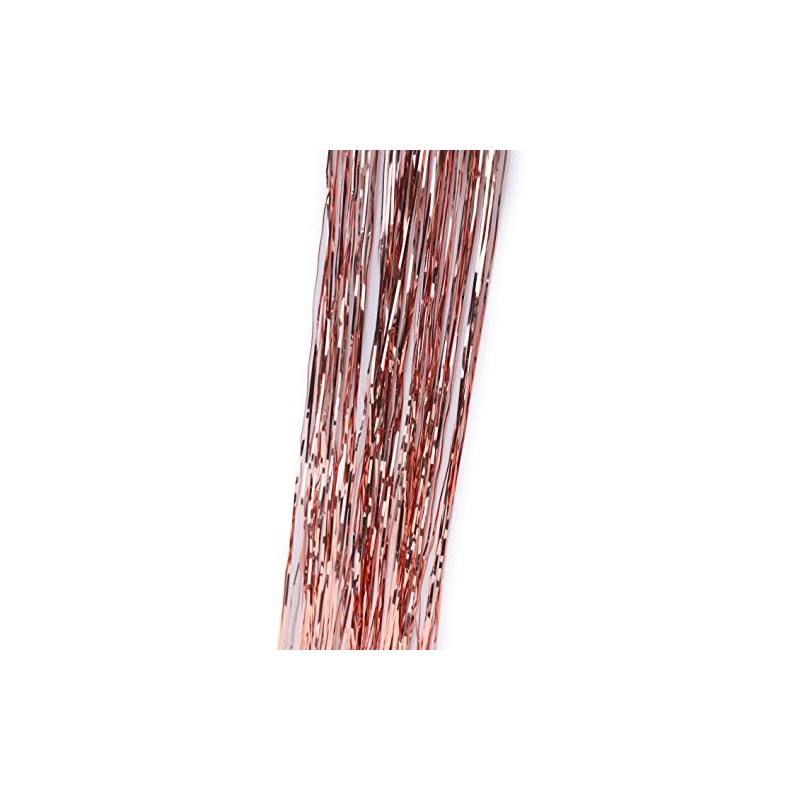 Lametta splendente - Decorazioni per L'albero di Natale (Oro Rosa)
