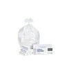 Clear Trash Can Liners 10-15 Gallon Garbage Bags 24'' x
