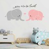 Elephant Wall Decal Nursery Wall Stickers Baby Kids Room Wall