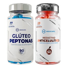 Kit Glúteo Peptonas + Reductivo Anticelulítico 90 Cápsulas