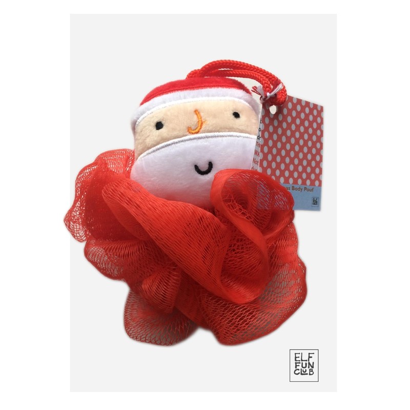 Santa Bath Puff Christmas Bath Puff