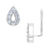 0.07 Carat Diamond Nose Pin in 14K White Gold