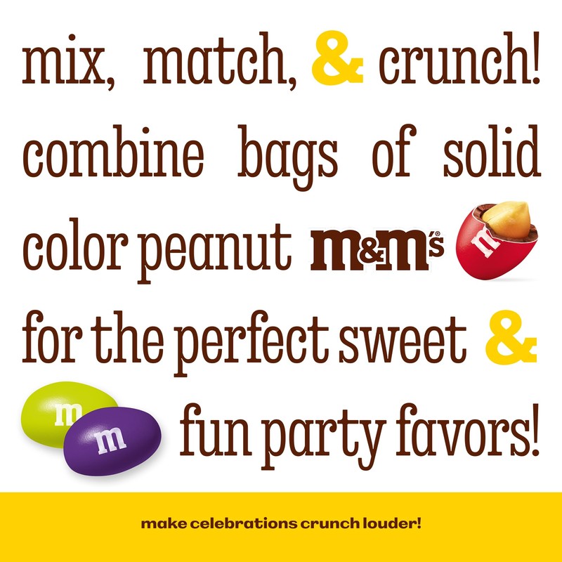 M&M’S WORLD Peanut Light Purple Chocolate Candy-2lbs of Bulk Candy