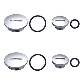 CQSPMOTO 2 Set of Quad Engine Stator Side Cover Caps with Seals 50cc 70cc 90cc 110cc 125 Cc Side Engine Cover Cap Fit for ATV BMS Roketa Taotao SunL Coolster