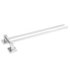 Stainless Steel Towel Rack Bar 180° Rotatable Towel Bathrobe Hanger