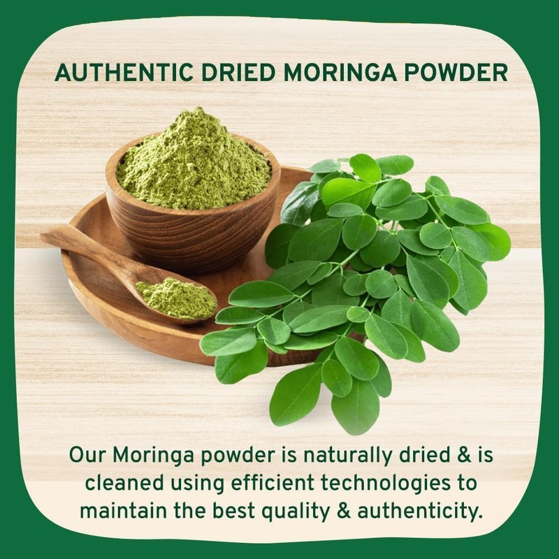 HANDPICK, Moringa Powder (500g/17.6oz) Pure Moringa Oleifera/Moringa Leaves | Resealable