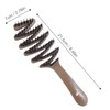 MEXITOP Male and Female Boar Mane Brush, Thick Wrapped Thin