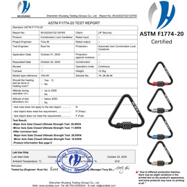 UP Security Locking Carabiner Heavy Duty Lock, Large Triangle Carabiner Clip 4 inch Carbiner with Combination Lock for Outdoor Fence Gate, Hammock Hooks, Straps, Chains, Backpack, Motorcycle Helmet