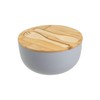 Gravidus Salad Bowl Set with Lid & Bamboo Cutlery, 23.5