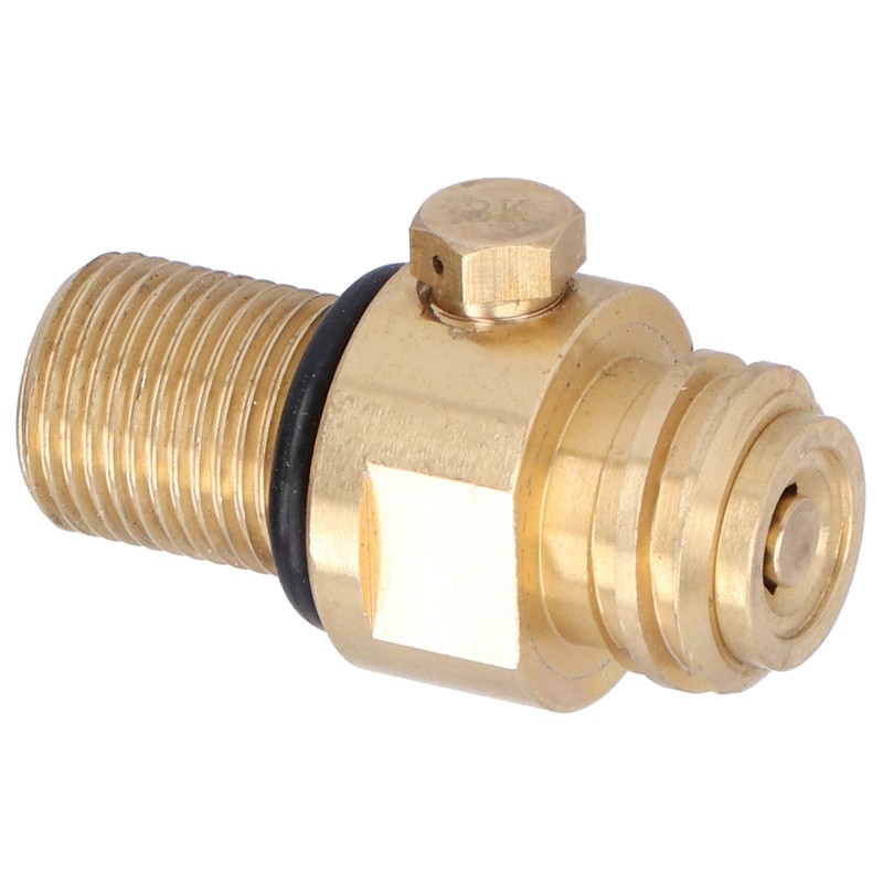 M18x1.5 Thread CO2 Tank Brass Pin Valve Adapter Replacement for
