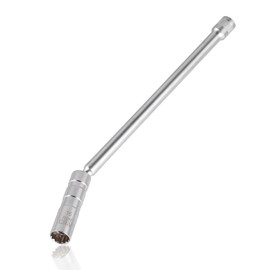 YFaith Spark Plug Wrench 16 mm, Magnetic 360° Rotating Glow Plug Wrench, 16 mm Spark Plug Wrench Magnetic, 12 Groove Spark Plug Socket Wrench for Car Repair