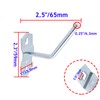 Rannb Pegboard Hooks 3/8" Square Hole Peg Hooks Heavy Duty