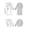 Burda Style Sewing Pattern B5984 Misses’ Jacket and Trench Coat