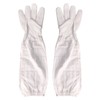 Andux 1 Pair Professional Beekeeping Gloves Long Sleeve Protective Gloves