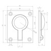 50x63mm PC Flush Ring