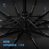Windproof Umbrella Automatic Open and Close for Men and Women,