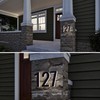7 Inch LED House Numbers, ABS-Polymer, Premium Quality, Backlit LED