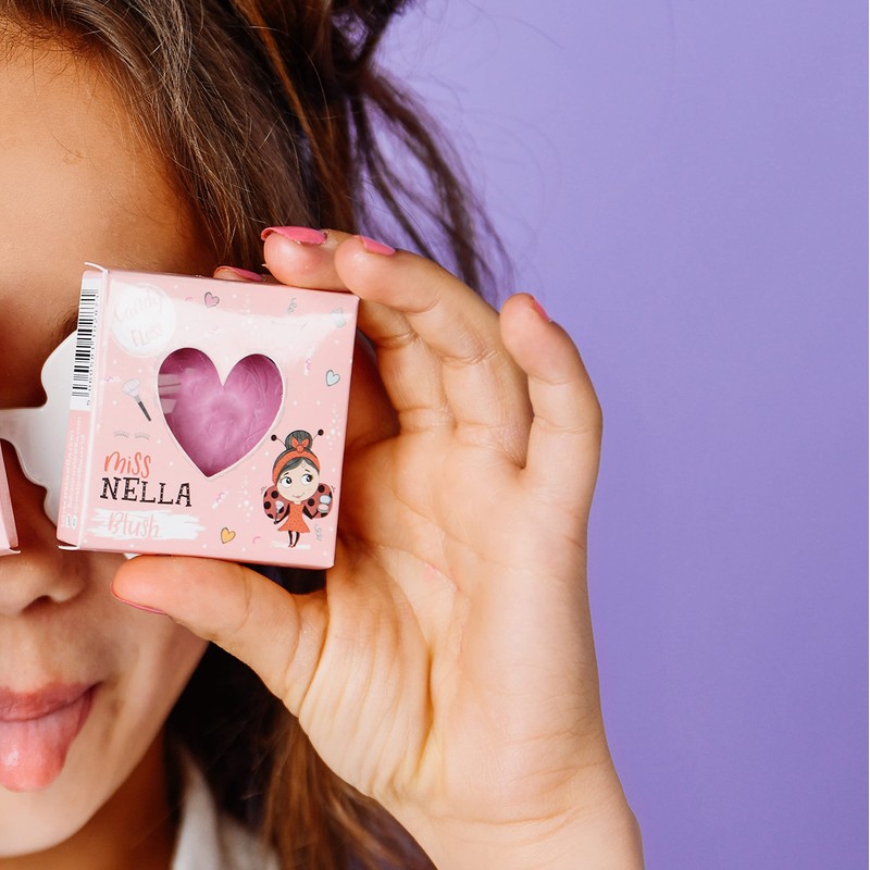MISS NELLA Makeup for Kids Blush - Candy Floss, Kids