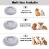 MEHONGCAN Calming Small Dog Cat Bed,Anti-Anxiety Round Pet Bed,Machine Washable