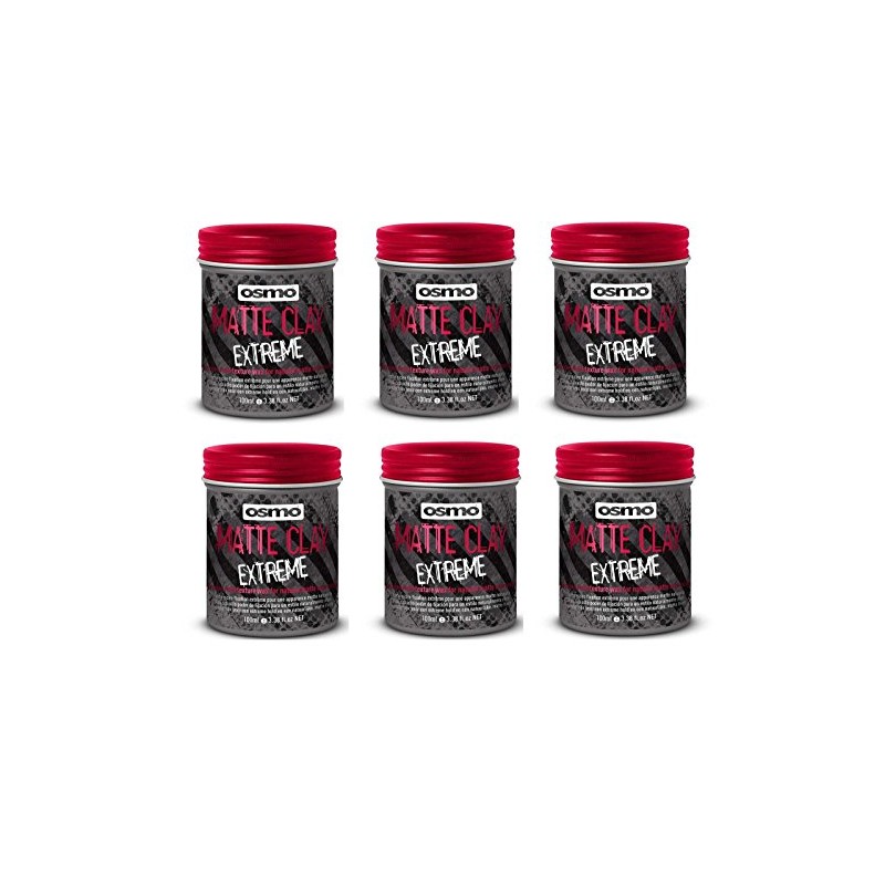 OSMO CLAY EXTREME MATT CLAY WAX 100ML X 6