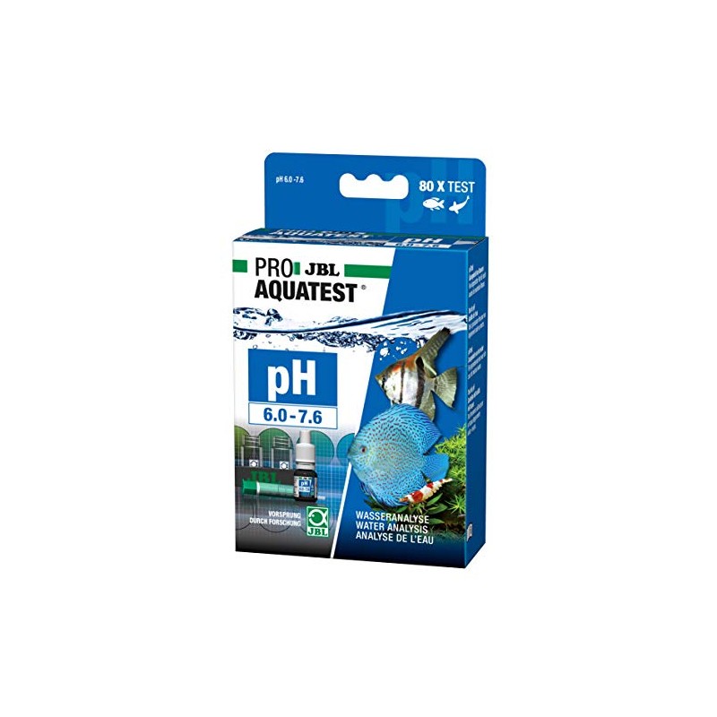JBL Water Test Set, For freshwater aquariums, ProAquaTest pH 6.0-7.6